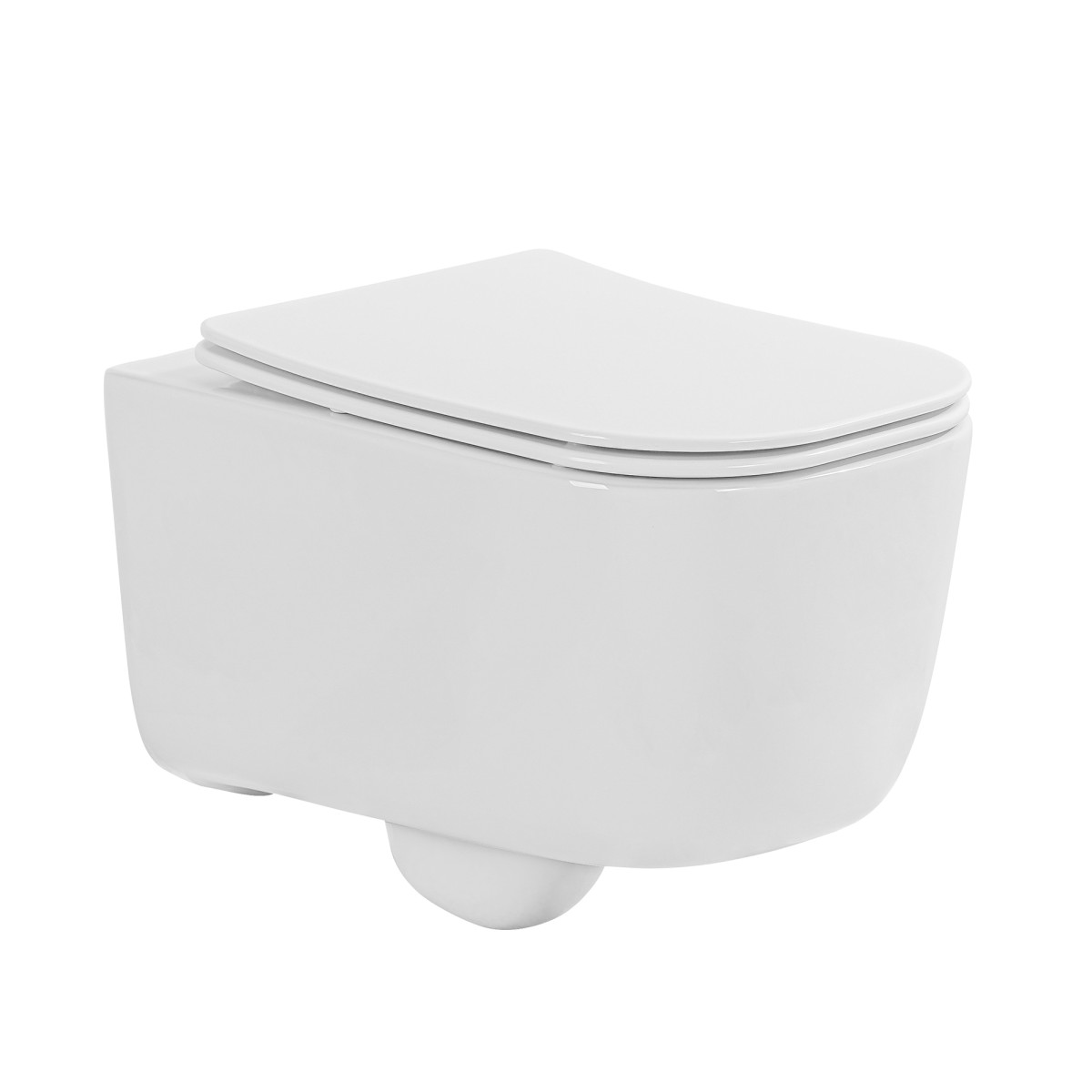 Sanitaires, WC et bidet suspendus avec siège BUBBLE à fermeture douce