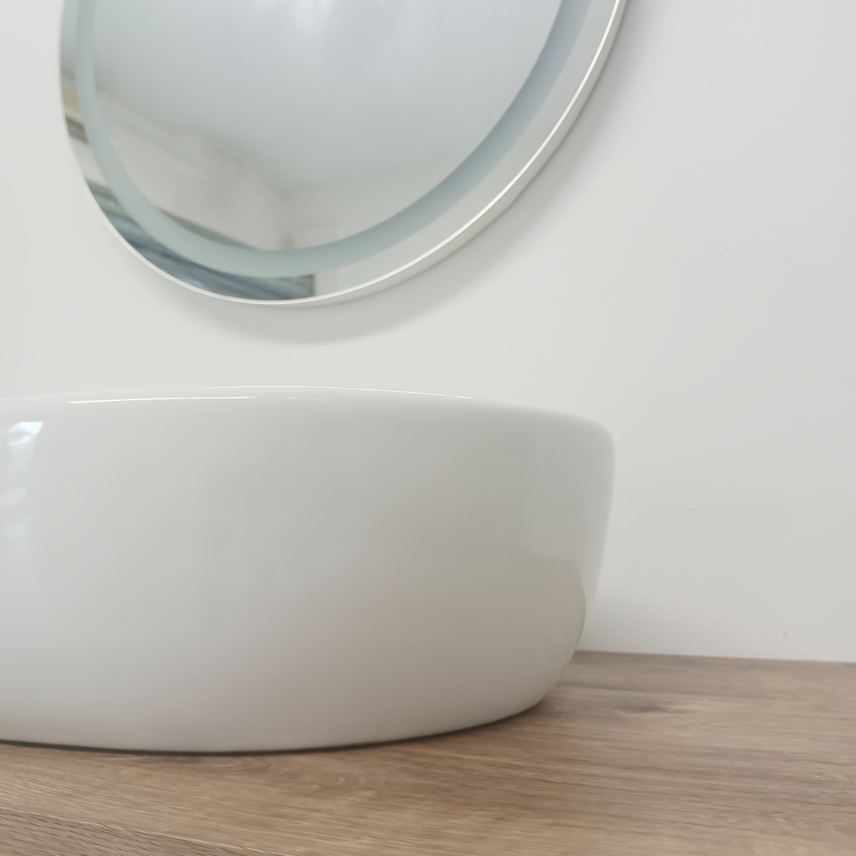 Lavabo da Appoggio GIO 48,5x35 Ceramica Bianco Lucido