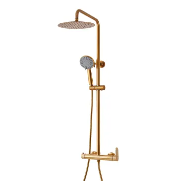 Colonna doccia oro spazzolato