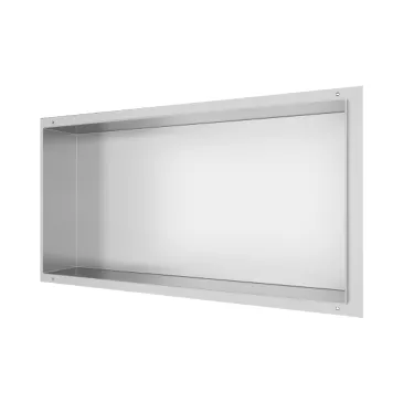 Nicchia da parete 60x30 filo muro in acciaio Glamour