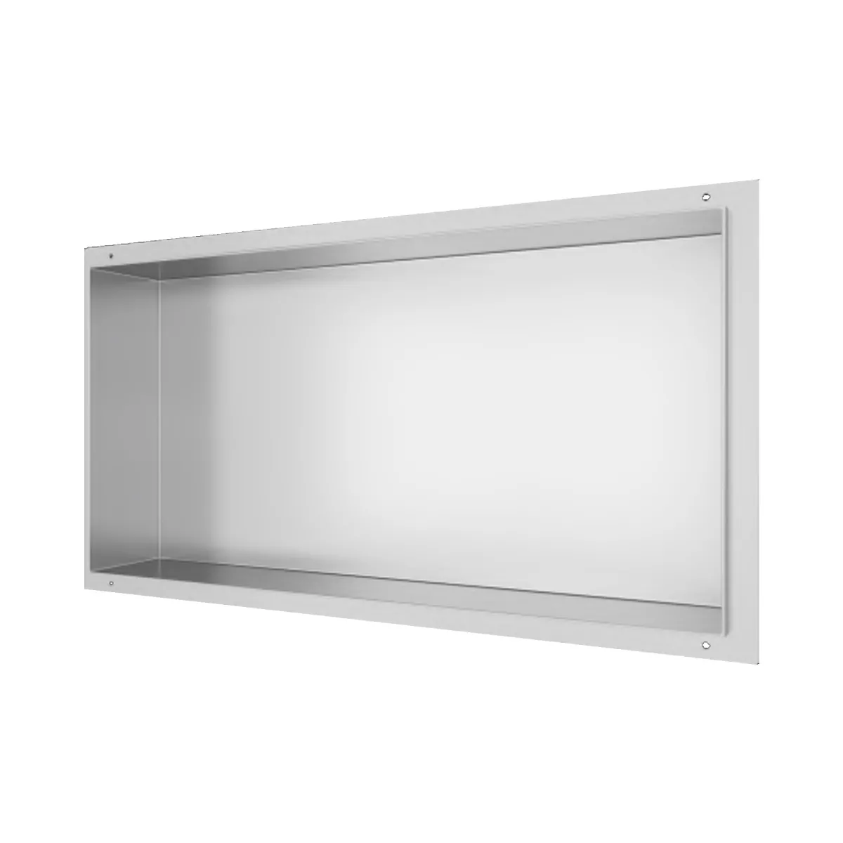 Wandnische 60x30 bündig mit der Wand aus Glamour-Stahl