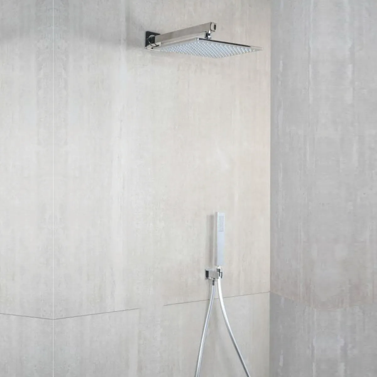 Ensemble de douche 5 pièces, pommeau de douche 25x25,...