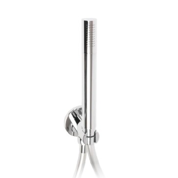Pommeau de douche rond METAFORM avec raccord d'eau en acier inoxydable