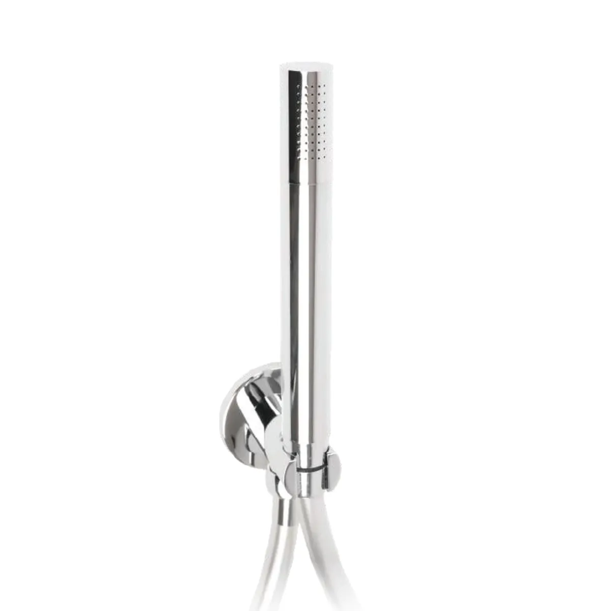 Doccetta tonda con presa acqua in acciaio inox METAFORM