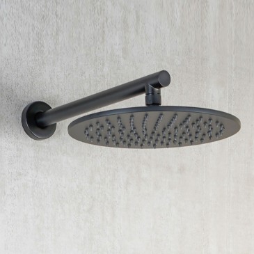 Kit de douche rond 5 pièces avec pommeau de douche de 25 cm