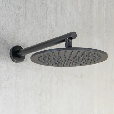 Kit de douche rond 5 pièces avec pommeau de douche de 25 cm
