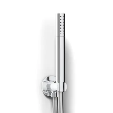 5-teiliges rundes Duschset mit 25 cm Duschkopf