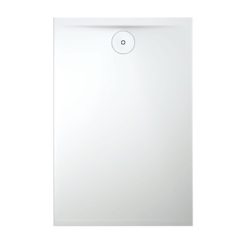 Receveur de douche SOLIO en surface solide lisse blanche mate