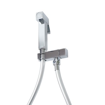 Kit de douche carré Shataff avec flexible en silicone incassable