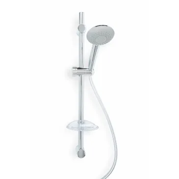 Barre de douche ARES avec douchette multifonctionnelle et flexible en silicone