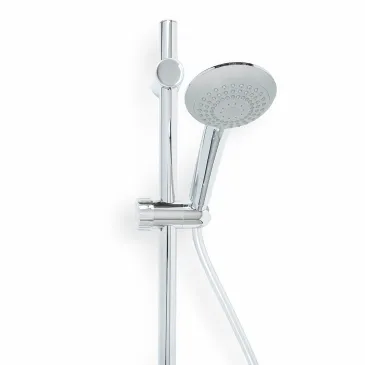 Barre de douche ARES avec douchette multifonctionnelle et flexible en silicone