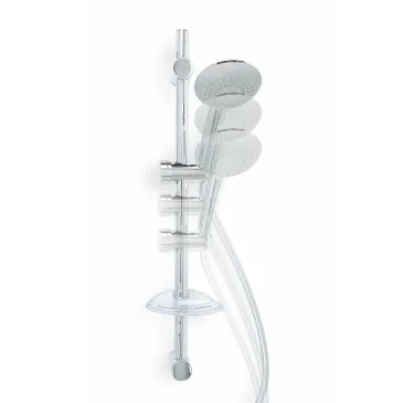 Barre de douche ARES avec douchette multifonctionnelle et flexible en silicone