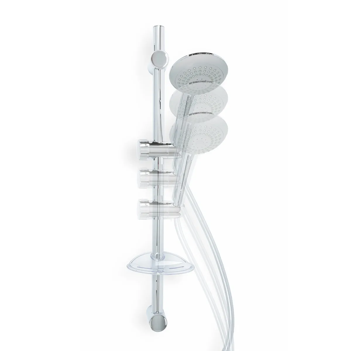 Barre de douche ARES avec douchette multifonctionnelle et...