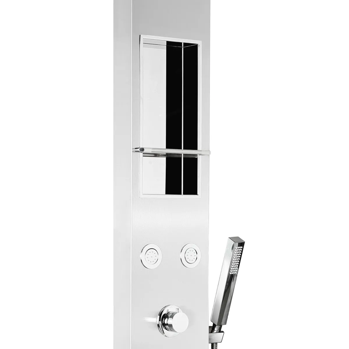 Panneau de douche cascade en acier inoxydable brossé CITY