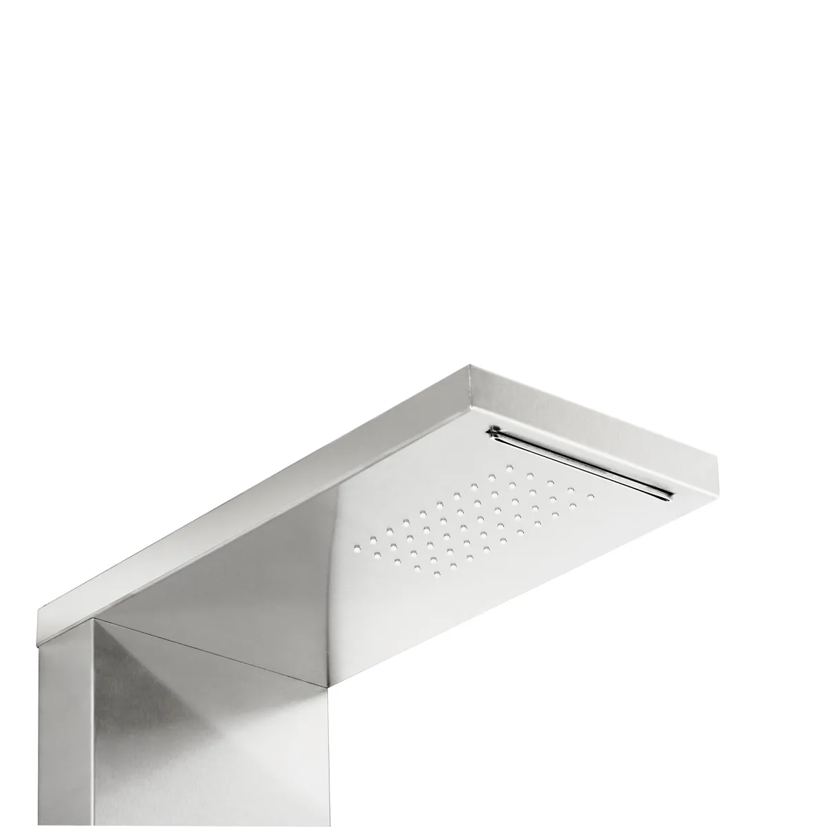 Panneau de douche cascade en acier inoxydable brossé CITY
