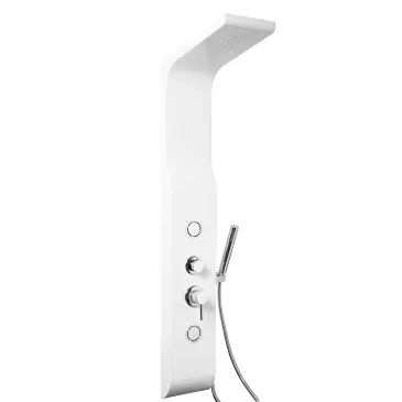 Colonne de douche hydromassage EASY en ABS blanc