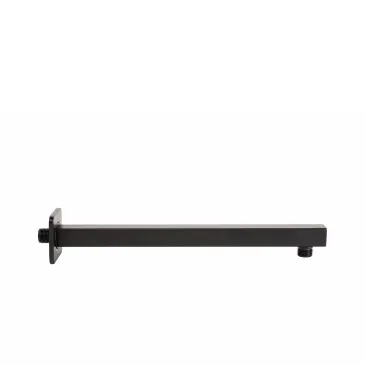 Bras de douche QUADRO en acier inoxydable noir mat