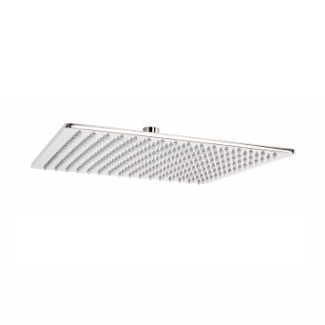 Pommeau de douche carré en acier chromé SEVEN 30x30cm