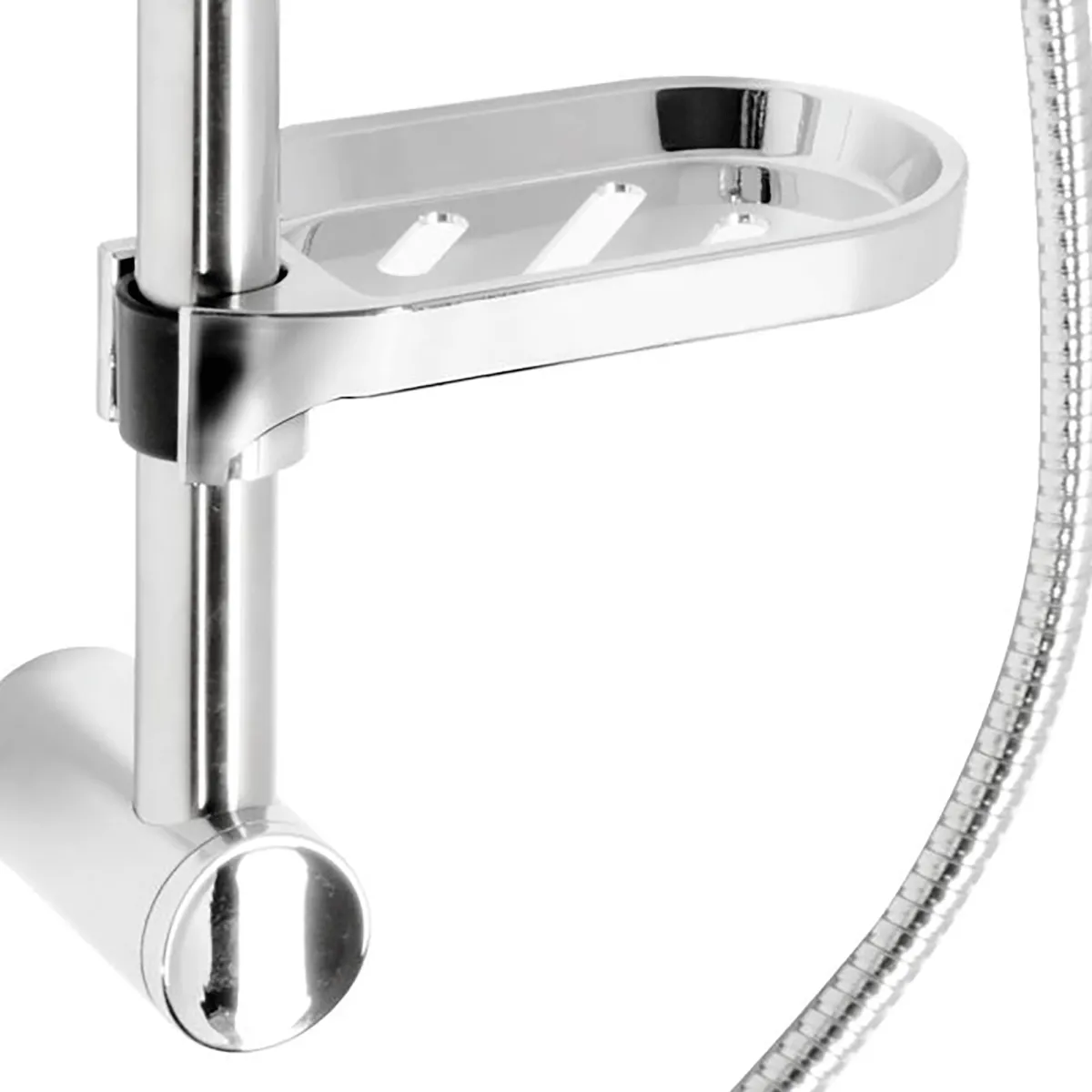 Barre de douche CAPRI en acier inoxydable chromé avec...