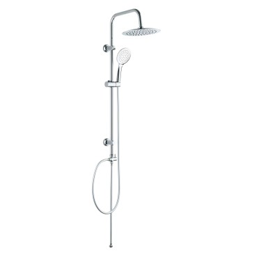 Colonne de douche moderne ORION avec pommeau et douchette chromés