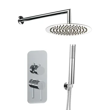 URBAN Designer-Duschset mit Umsteller und verchromter Handbrause