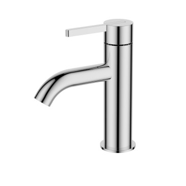 Mitigeur de lavabo chromé à économie d'eau urbain