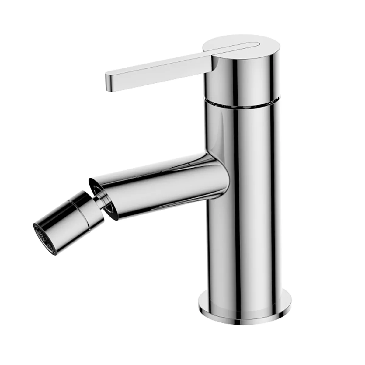 Urbaner wassersparender Bidet-Mixer aus Chrom