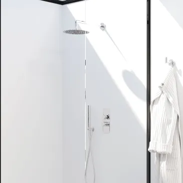 Kits de mitigeurs de salle de bain Urban Series, kit de douche, mitigeur pour lavabo et bidet