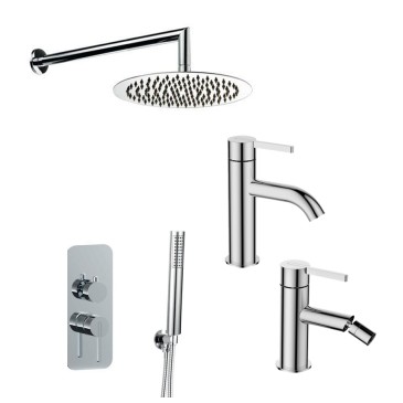 Kits de mitigeurs de salle de bain Urban Series, kit de douche, mitigeur pour lavabo et bidet
