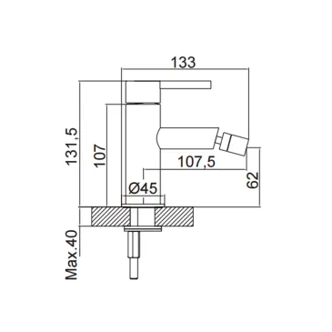 Kits de mitigeurs de salle de bain Urban Series, kit de douche, mitigeur pour lavabo et bidet
