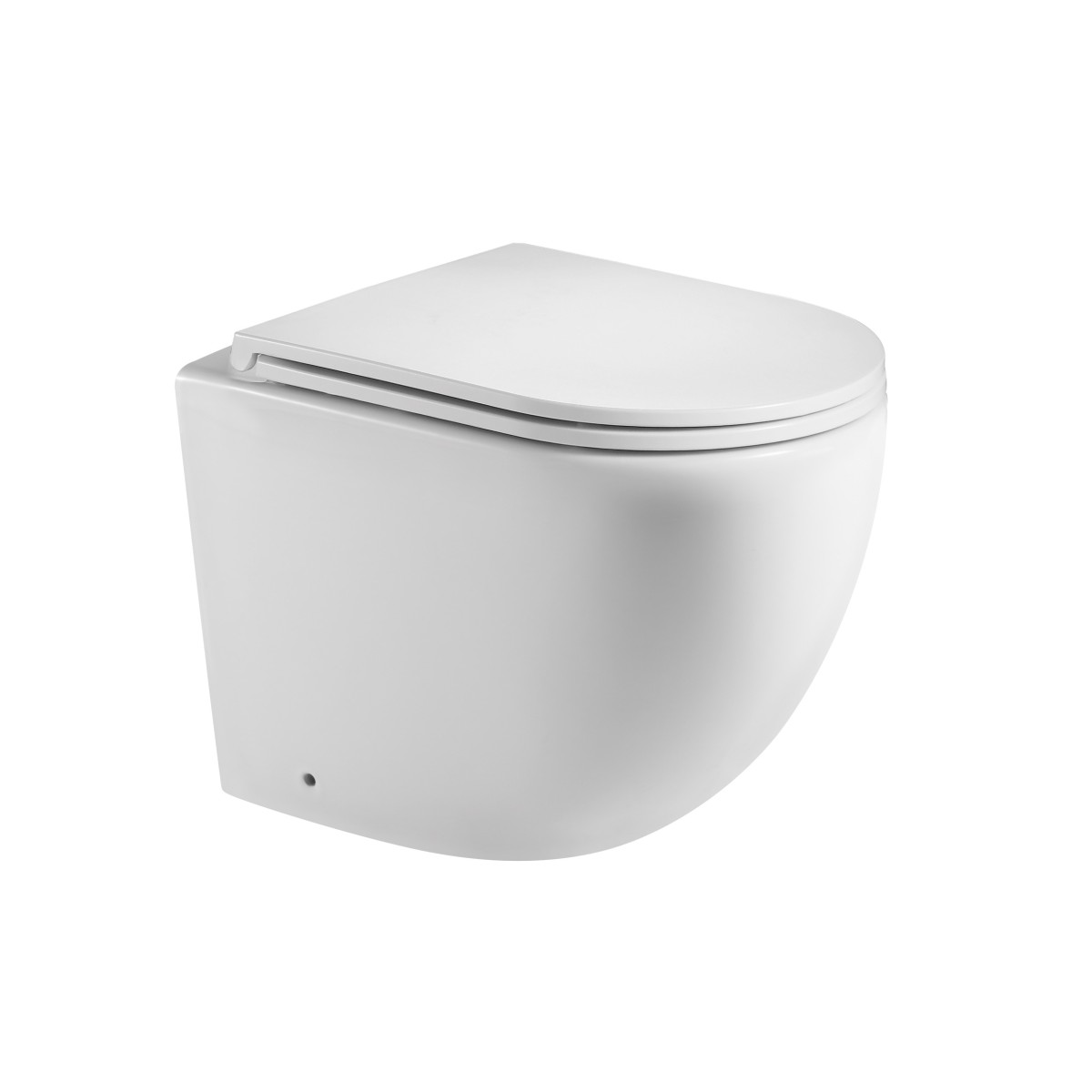 Randlose Toilette und Bidet mit Zyklonspülung MOON
