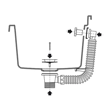 Lavabo en résine blanche 60x50