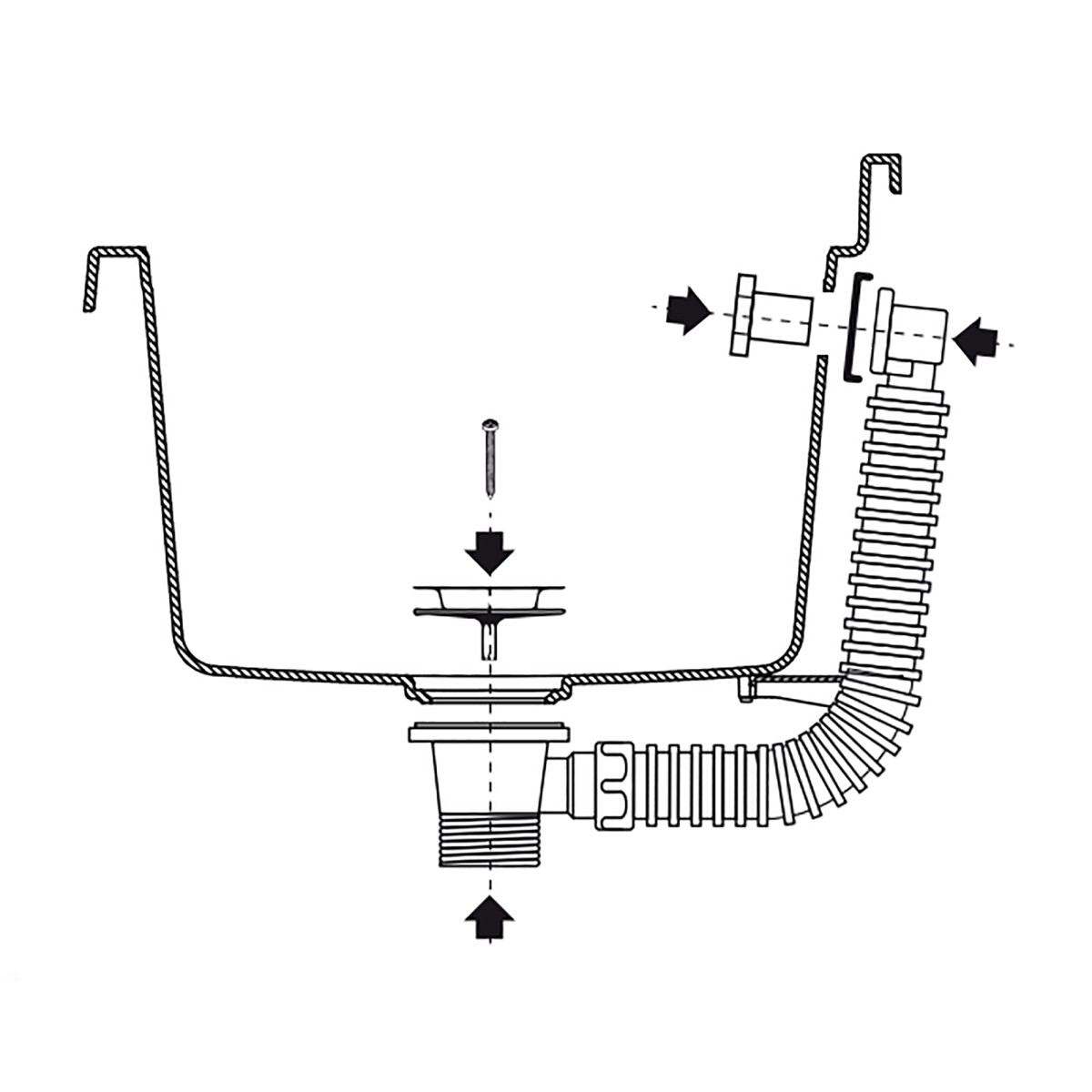 Lavabo en résine blanche 60x50