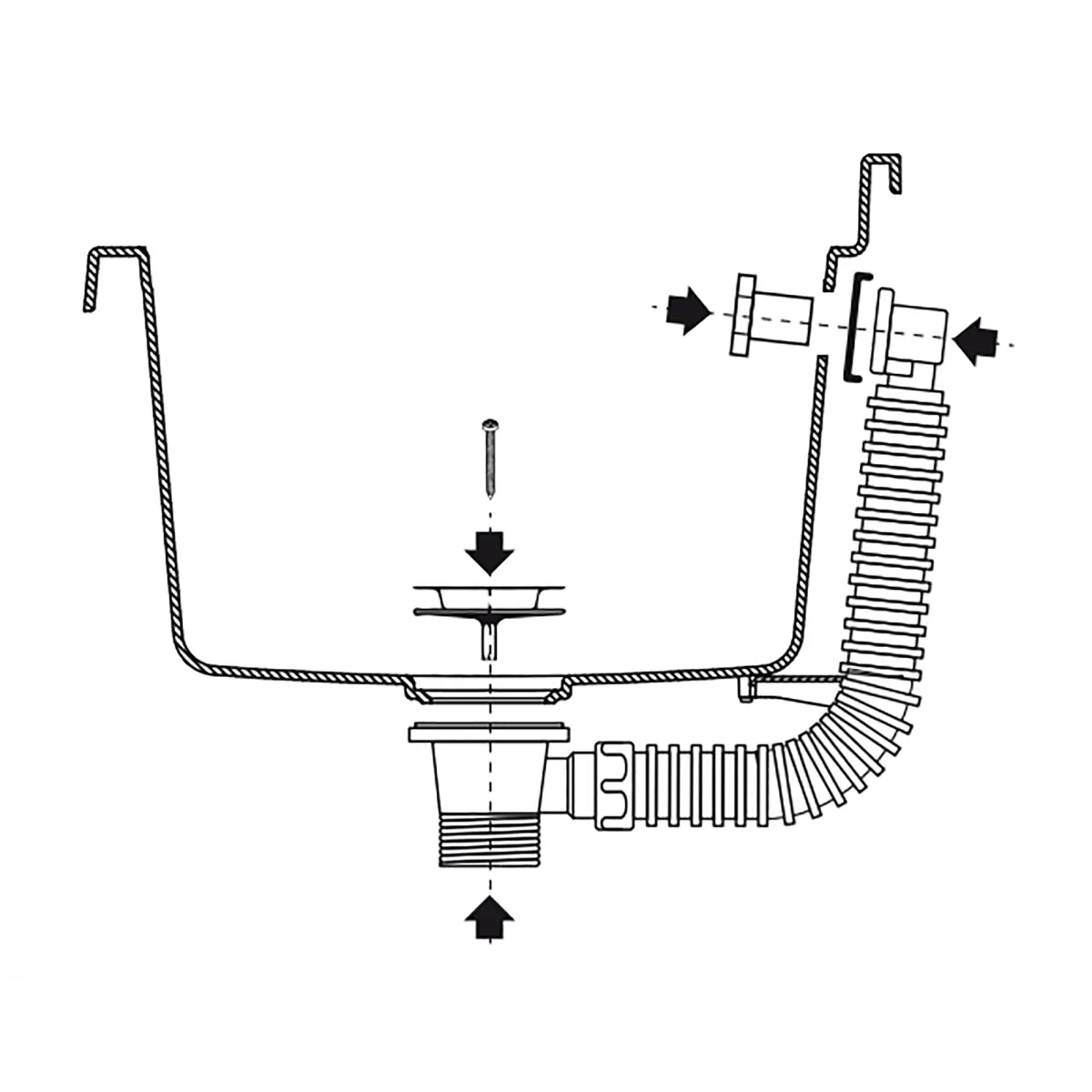 Lavabo en résine blanche 60x50
