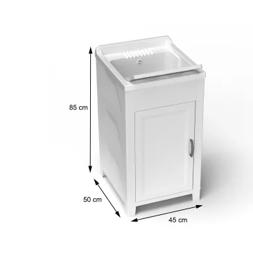 Wäscheschrank aus Harz für den Innenbereich 50x46