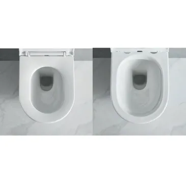 MOON Randloses Wand-Sanitärsystem | Zyklon-WC und Bidet
