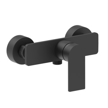 Alpha Miscelatore Nero Monocomando con Set