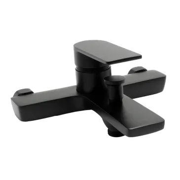 Grifería Monomando Bañera Alpha Negro