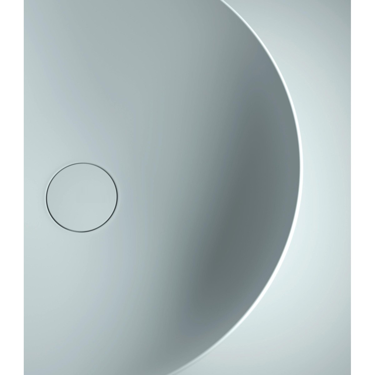 copy of Lavabo bianco opaco tondo 38cm h10 Solid Surface BOWL