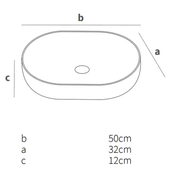 Lavabo da appoggio bianco opaco ovalato solid surface DUC