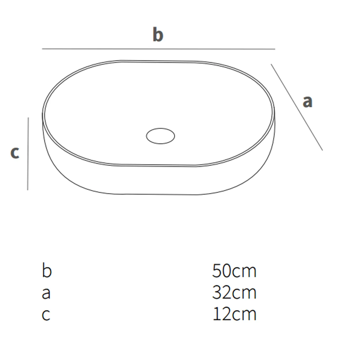 Lavabo da appoggio bianco opaco ovalato solid surface DUC