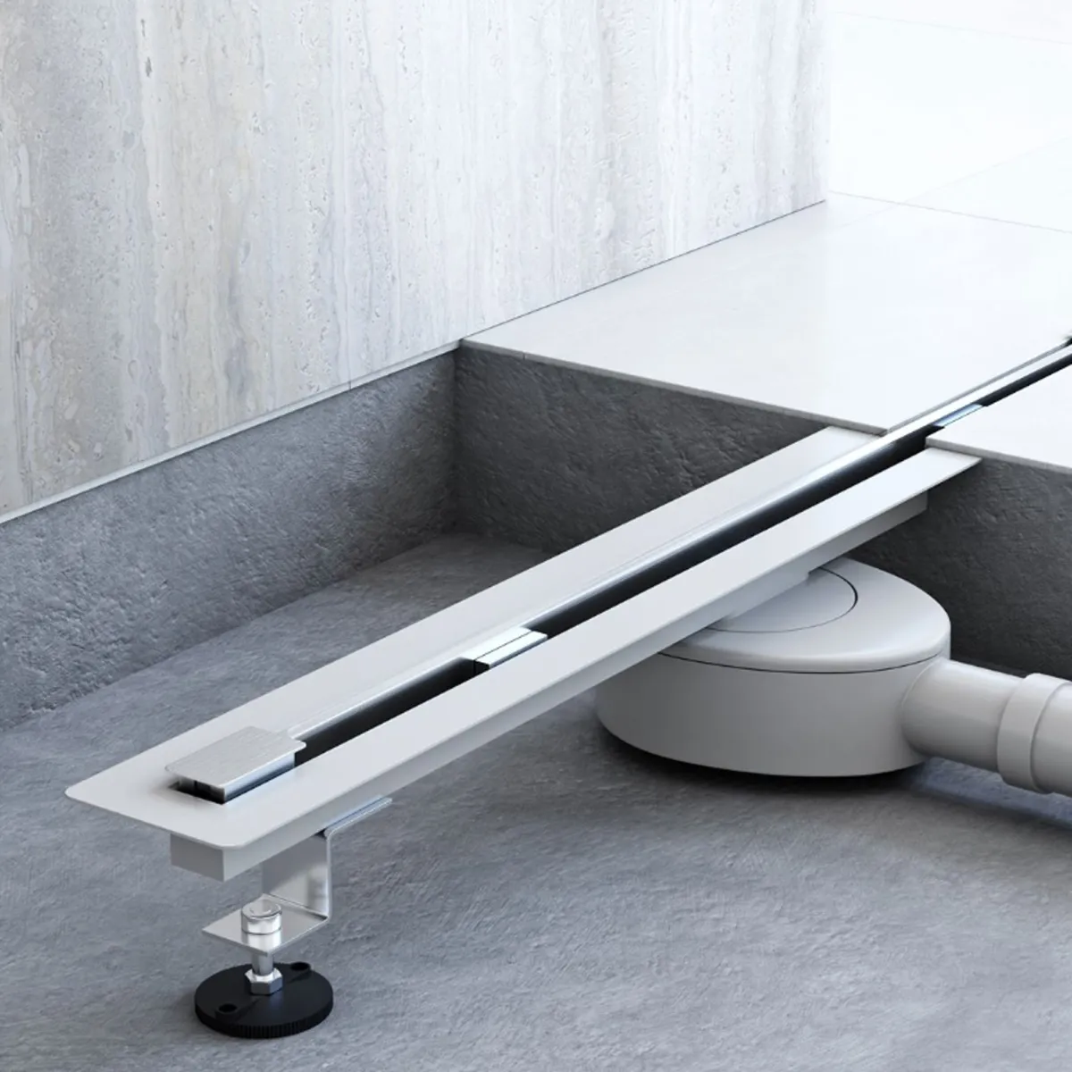 Caniveau de douche mince 60 cm