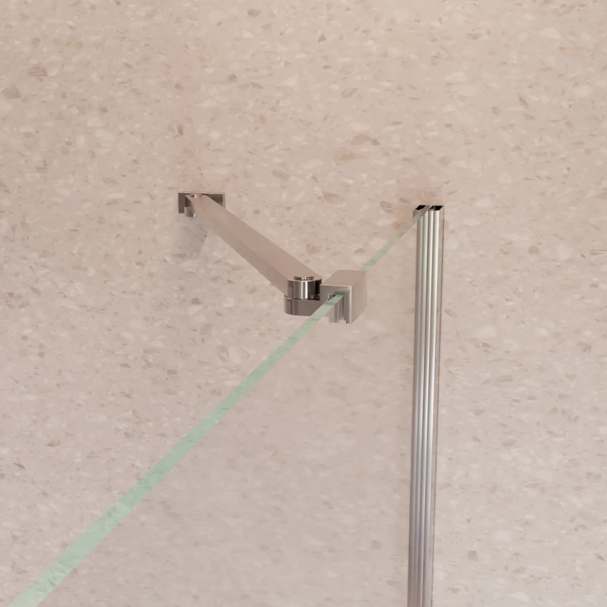 SALEMA Anti-Kalk-Pendelduschtür 6 mm H195