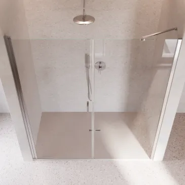 SALEMA Anti-Kalk-Pendelduschtür 6 mm H195