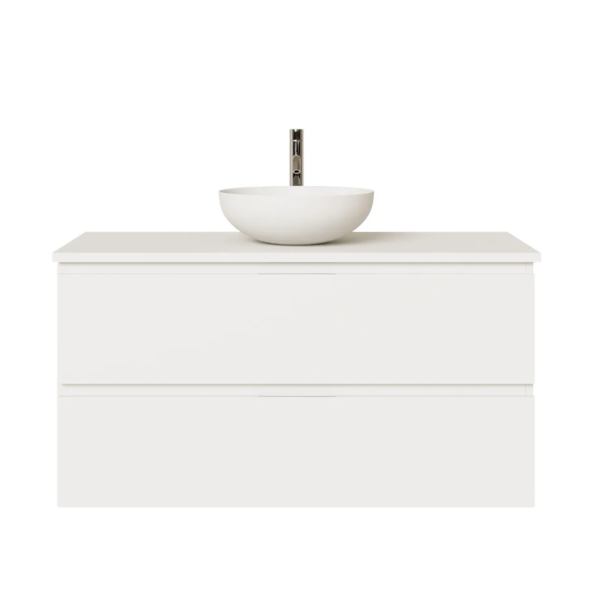 Mobile bagno sospeso 100cm laminato bianco ARMONY