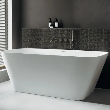 Baignoire îlot 170x80 avec trop-plein DAFNE