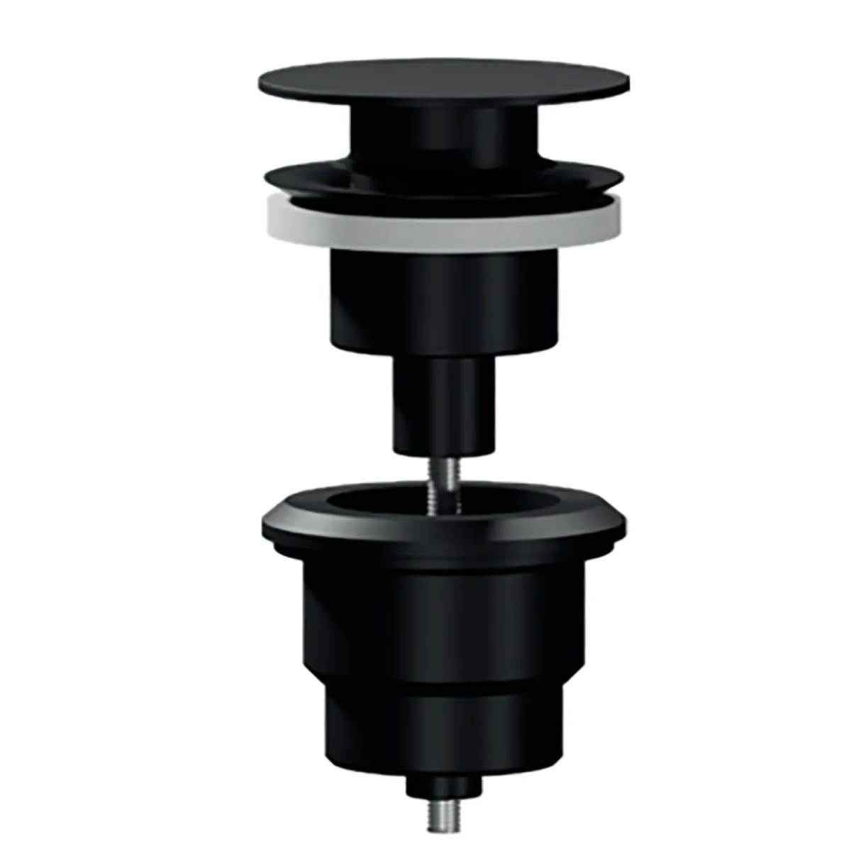 Piletta di scarico clic clac nera