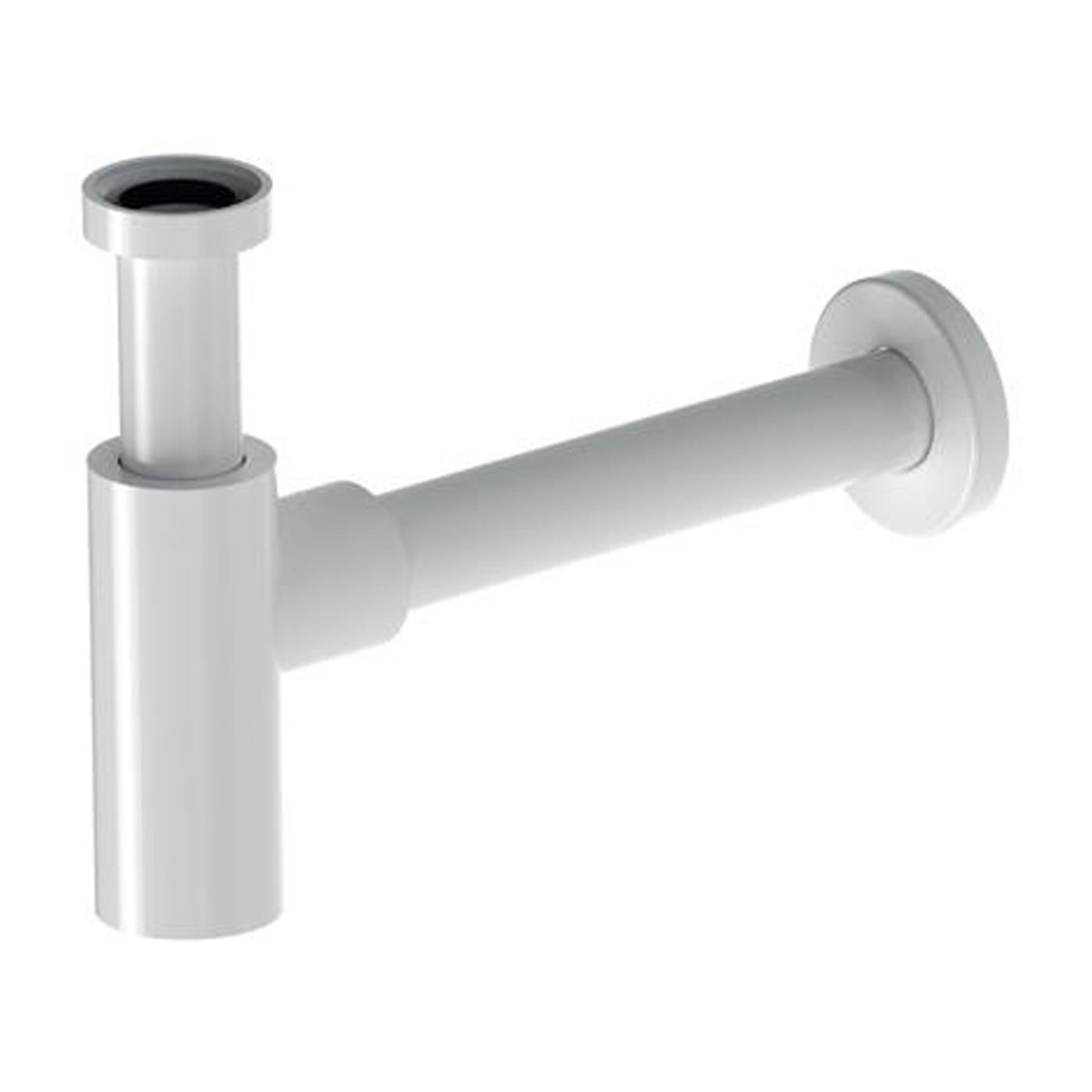 Sifone bianco opaco