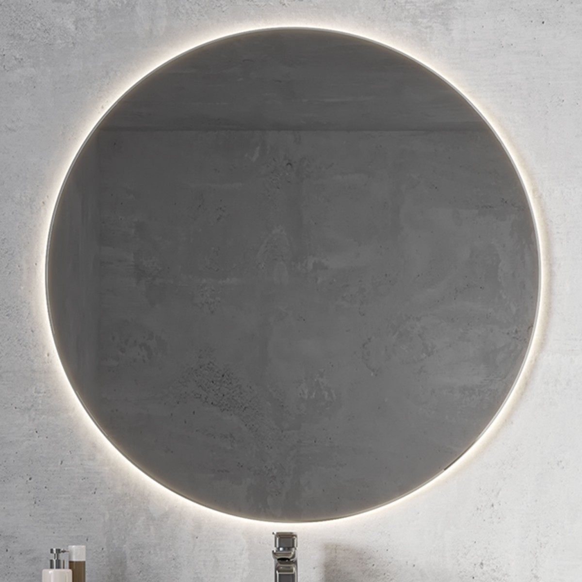 Runder LED-Badezimmerspiegel 80/90 cm | Mondialshop