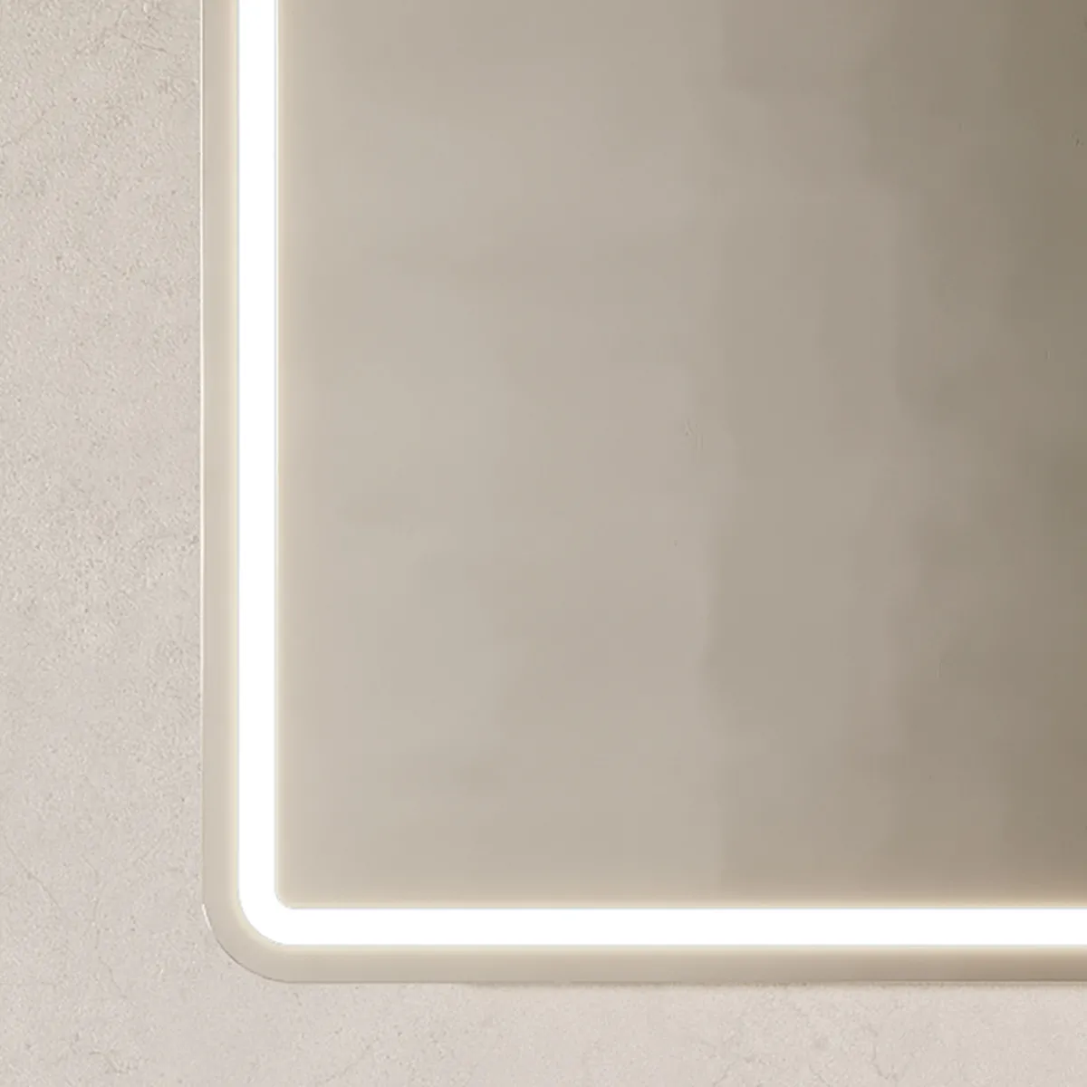 Moderner rechteckiger LED-Badezimmerspiegel | Mondialshop